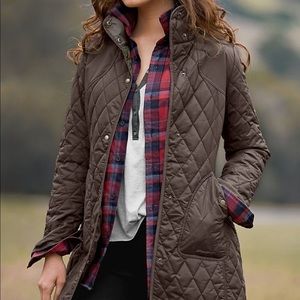 eddie bauer mod quilted jacket